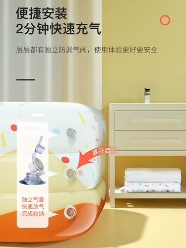 Надувной складной бассейн для плавания для игр в воде