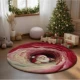 Рождественский круглый коврик – 19