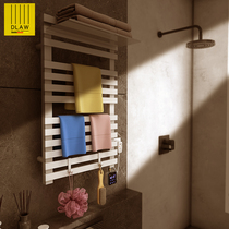 German smart electric heating towel rack Home toilet bathroom thermostatic heating and sterilization drying rack shelf