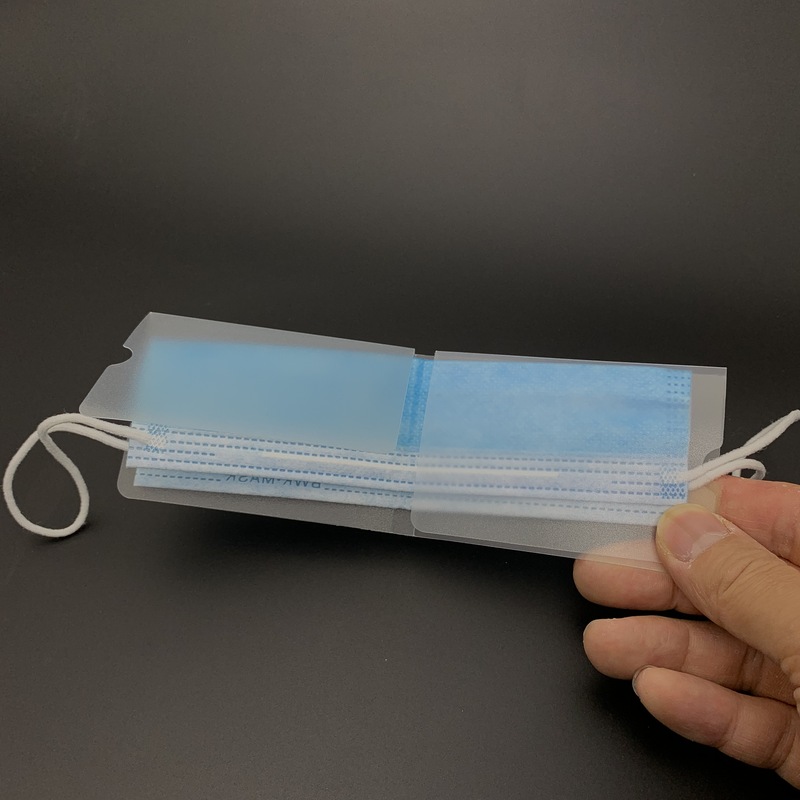 Dingbang mask temporary storage clip foldable storage box card sleeve portable storage bag mask companion custom printing