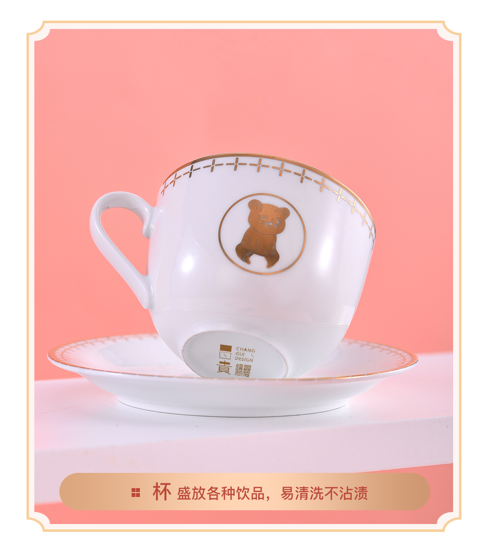 Jingdezhen flagship store ceramic tableware household eats bowl dish plate tableware gift boxes of Chinese style high temperature porcelain gifts