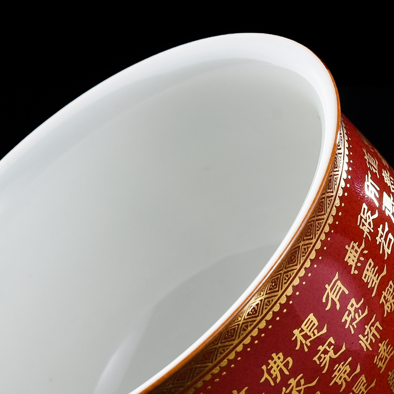 Jingdezhen flagship store ceramic hand - made paint sample tea cup Chinese style pastel master cup of kongfu tea cup