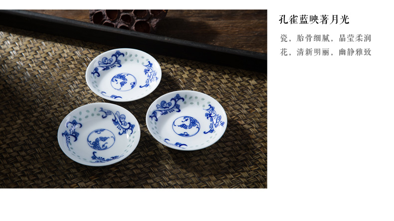 Jingdezhen flagship store of blue and white porcelain bowls white porcelain tableware Chinese bowl fish dish soup pot collocation bulk, individual freedom