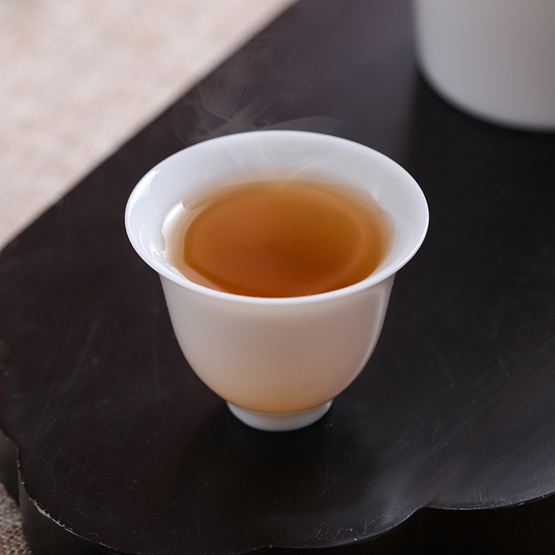 Jingdezhen flagship store owner manual white porcelain ceramic cups cup Chinese contracted individual sample tea cup household utensils