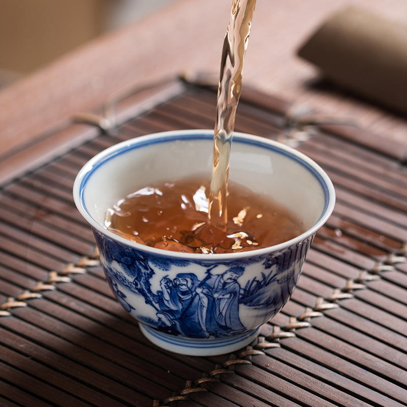 Jingdezhen flagship store figure from master master cup single cup tea masters cup sample tea cup tea cup classic characters