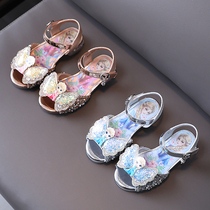 Next jazz girl Aisha Princess shoes 2021 summer new Korean fashion rhinestones bow sandals