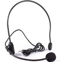 Aixuetong new online microphone head wheat loudspeaker Universal head wearing microphone ear hanging microphone coarse wheat
