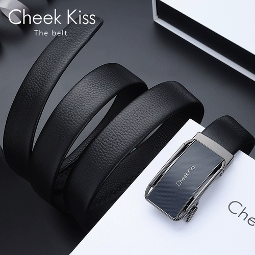 Cheekkiss подлинный пояс мужской кожаный автомат.