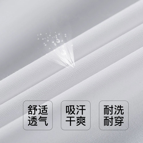 Высококачественный западный ресторан Pure Cotton Thin Hotel Chef Work Одежда мужская коротка с короткими рукавыми рукавами