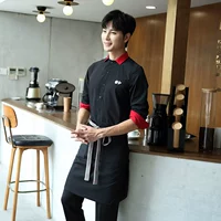 Черная рубашка, фартук