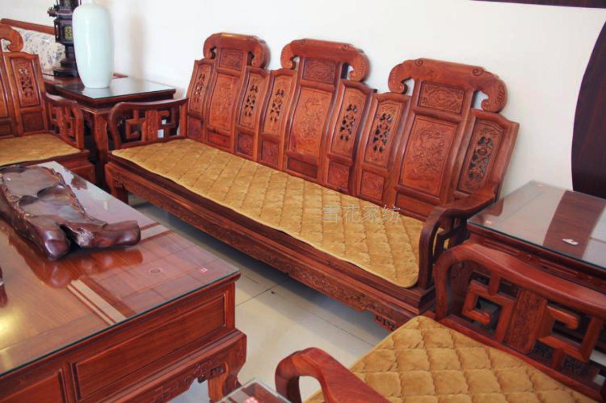 Winter gụ sang trọng sofa gỗ rắn đệm ghế đệm kết hợp da sofa đệm dày chống trượt tùy chỉnh - Ghế đệm / đệm Sofa đệm lót ghế ngồi văn phòng