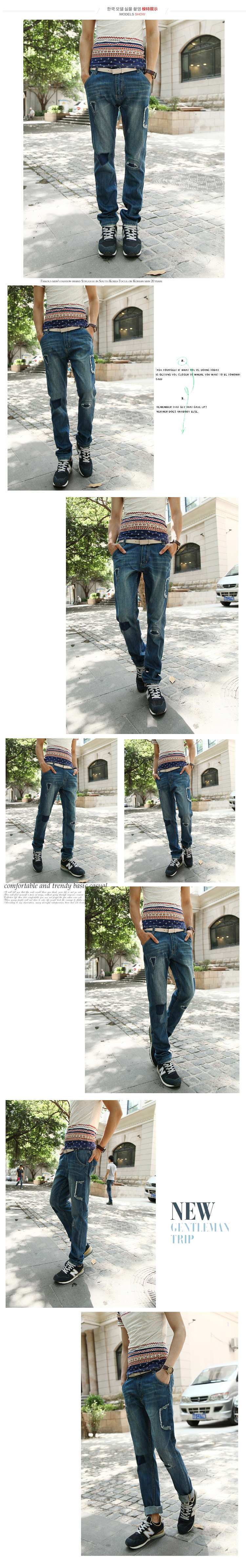 Jeans pour adolescent Sarouel en coton pour printemps - Ref 1464202 Image 7