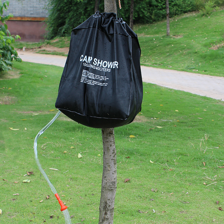 Outdoor solar bath bag Portable solar hot water bag in wild bath bag 20L