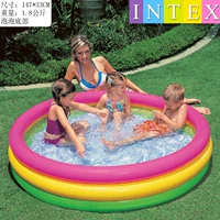 57422+ футов насоса+ 5 цветов шарик/пузырьковой дно детская вода и земля двойное использование