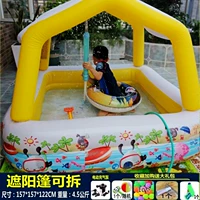 Оригинальный тенистый бассейн + подарочный пакет с электрическим насосом