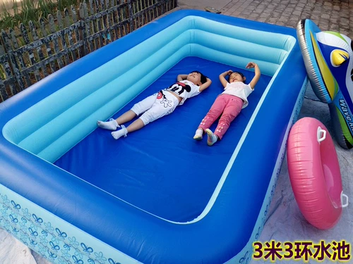 Большая надувная игрушка для игр в воде, бассейн с шариками для детского сада, увеличенная толщина, 3м