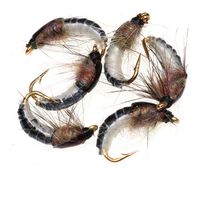 White-striped artifact Nymph hook Barb submerged fly hook Lures perch Mandarin fish Fresh water suspension layer Bottom fish pass kill