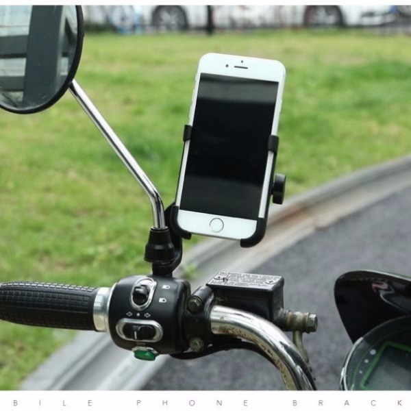 Super large 7 inch mobile phone navigation bracket electric bicycle riding outsourcing electric locomotive rear view mirror