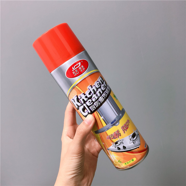 Super easy to use range hood foam type strong oil removal oil remover