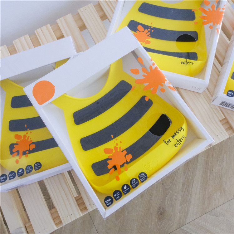 Out of the old beauty baby three-dimensional waterproof eating bib bib silicone bib