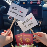 Ручной картон IDO и дать 10 5-сантиметровые свадебные карты