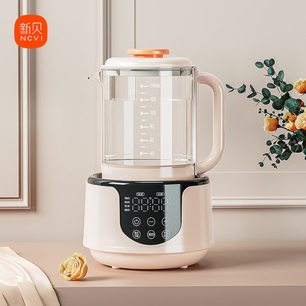 新贝玻璃恒温调奶器热水壶烧水婴儿宝宝家用冲泡奶新生儿暖奶专用