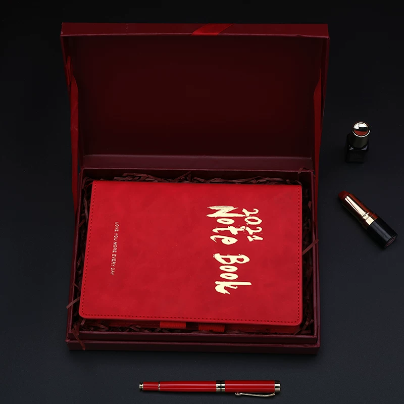 Портфельный ноутбук, книга, календарь, блокнот, 2021 год, 365 дней, увеличенная толщина, на заказ