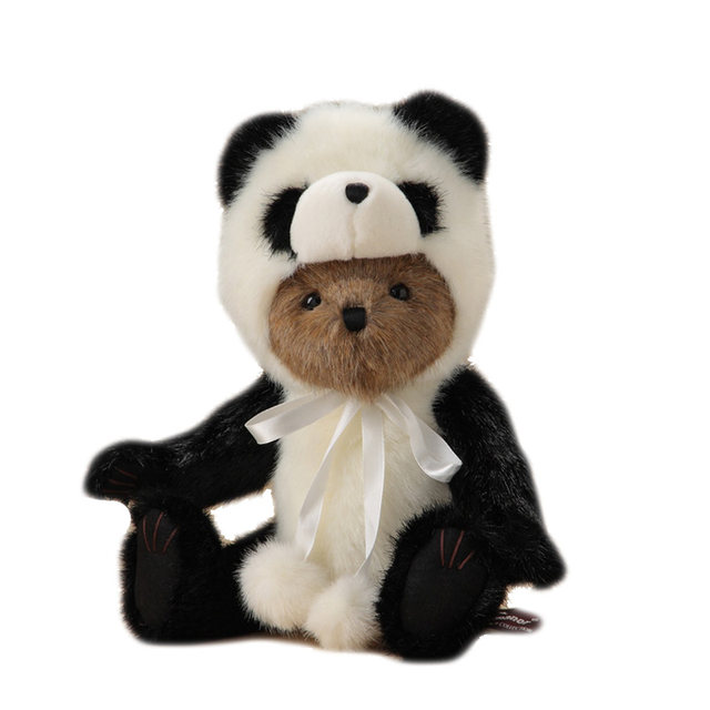 Classic Collector's Edition Five-Jointed Teddy Bear Toy Panda Elk Teddy Bear Plush Toy Doll ຂອງຂັວນວັນເກີດ