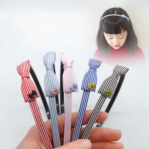 Baby thin strip hair band Hair accessories Striped hair clip Hair card clip Student headband Korean childrens headdress girls