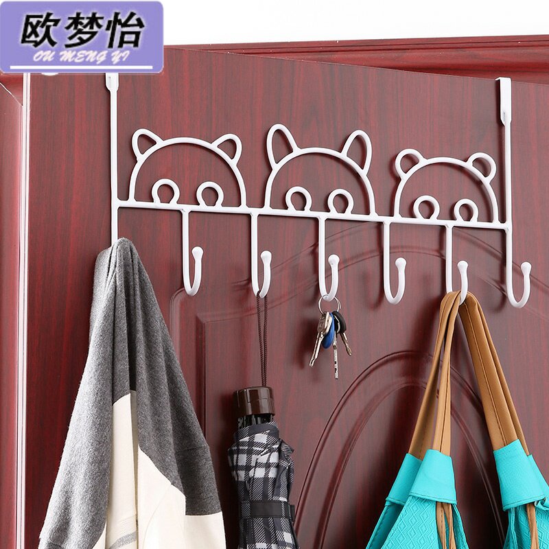 Hanging clothes Divine Instrumental Wall Free dressing room Bedroom Room Sleeping Room Weight Free punching hanging clothes Self-adhesive hooks
