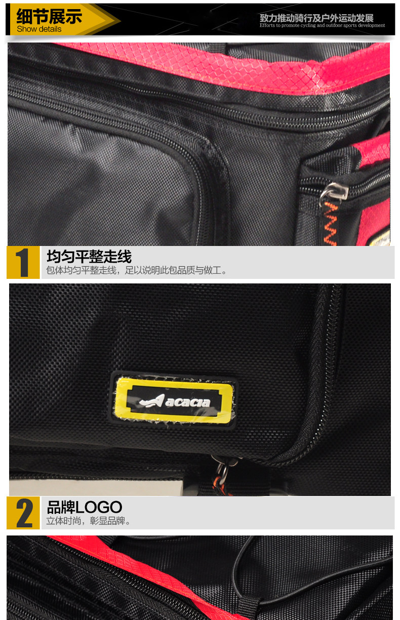 Sacoche pour vélo mixte ACACIA - Ref 2213361 Image 21