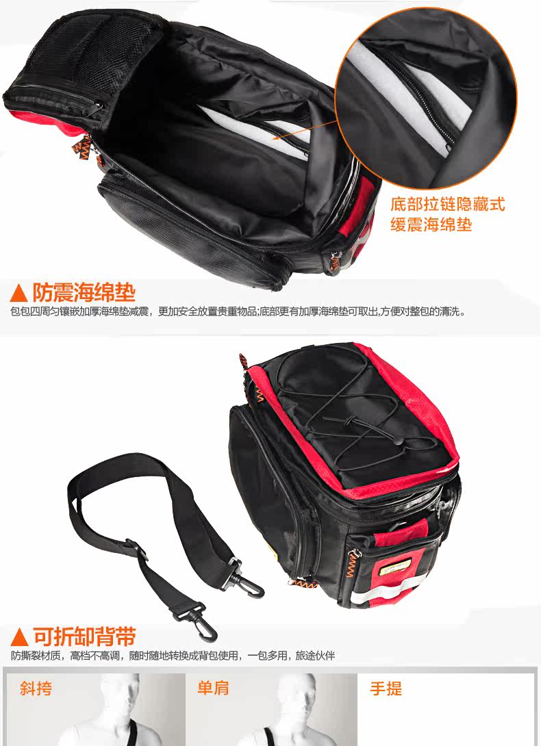 Sacoche pour vélo mixte ACACIA - Ref 2213361 Image 15