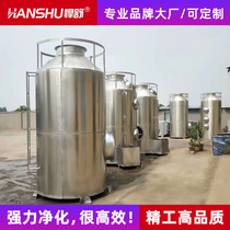 Spray Tower Exhaust Gas Treatment Environmental Protection Equipment Stainless Steel Water Shower Tower Carbon Steel Desulfurization R Dust Acid Mist Purification Tower