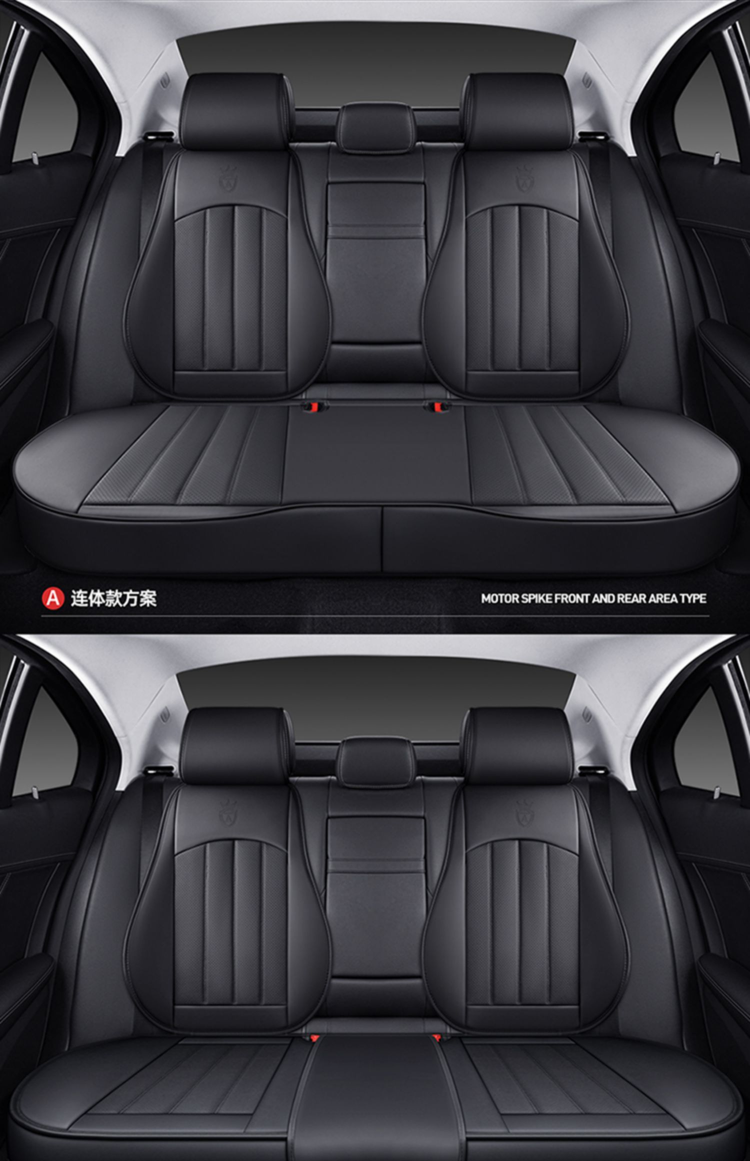 Leather Car Seat Cushion Four Seasons Breathable Seat Cover