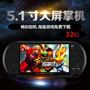 Bảng điều khiển trò chơi PSP 5 inch Bảng điều khiển trò chơi arcade hoài cổ Trò chơi điều khiển màn hình lớn có thể tải xuống trò chơi GBA - Bảng điều khiển trò chơi di động