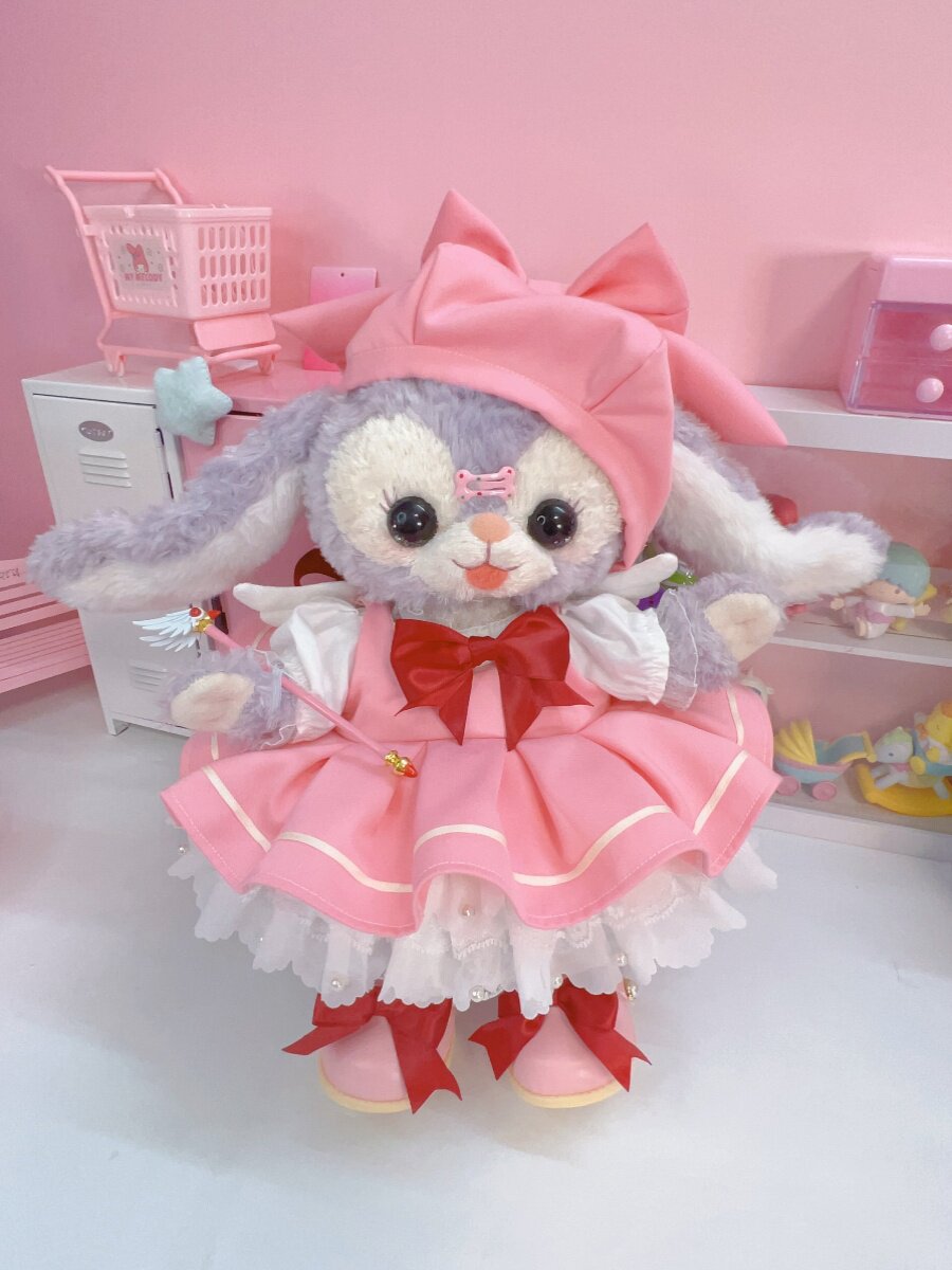 棉花娃娃/毛绒玩具娃衣 南风格子手作星黛露着替stellalou娃衣少女水手服黑猫魔法战斗服