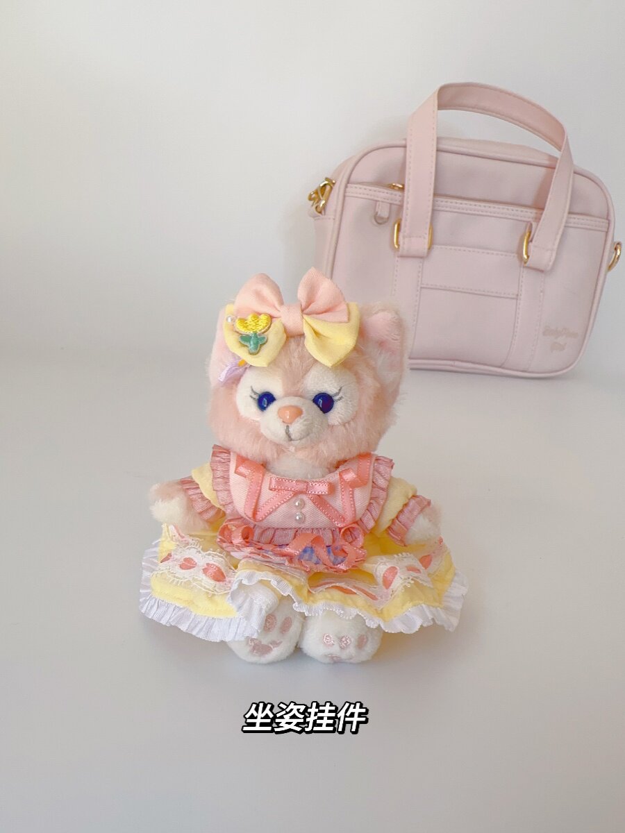棉花娃娃/毛绒玩具娃衣 南风格子手作钥匙圈挂件冰箱贴尺寸玲娜贝儿着替黄油郁金香连衣裙 棉花娃娃/毛绒玩具娃衣 南风格子手作钥匙圈挂件冰箱贴尺寸玲娜贝儿着替黄油郁金香连衣裙
