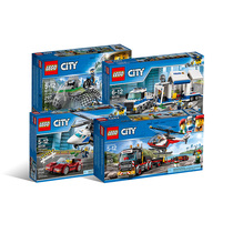  LEGO bricks CITY CITY BOYS series Aircraft fire truck Police department rocket puzzle assembly toy