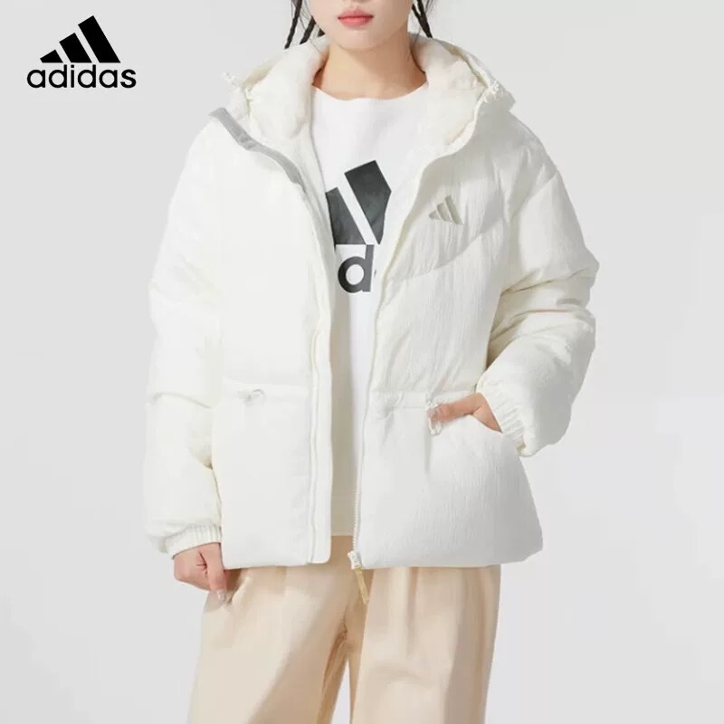 Adidas W down Jkt Women's Winter Warm Sports Casual Hooded down Jacket Jm4626