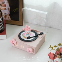 [Подарочный пакет] Розовый динамик для будильника + стиль Melody B + украшение в виде банта ❤ Трехлетняя гарантия