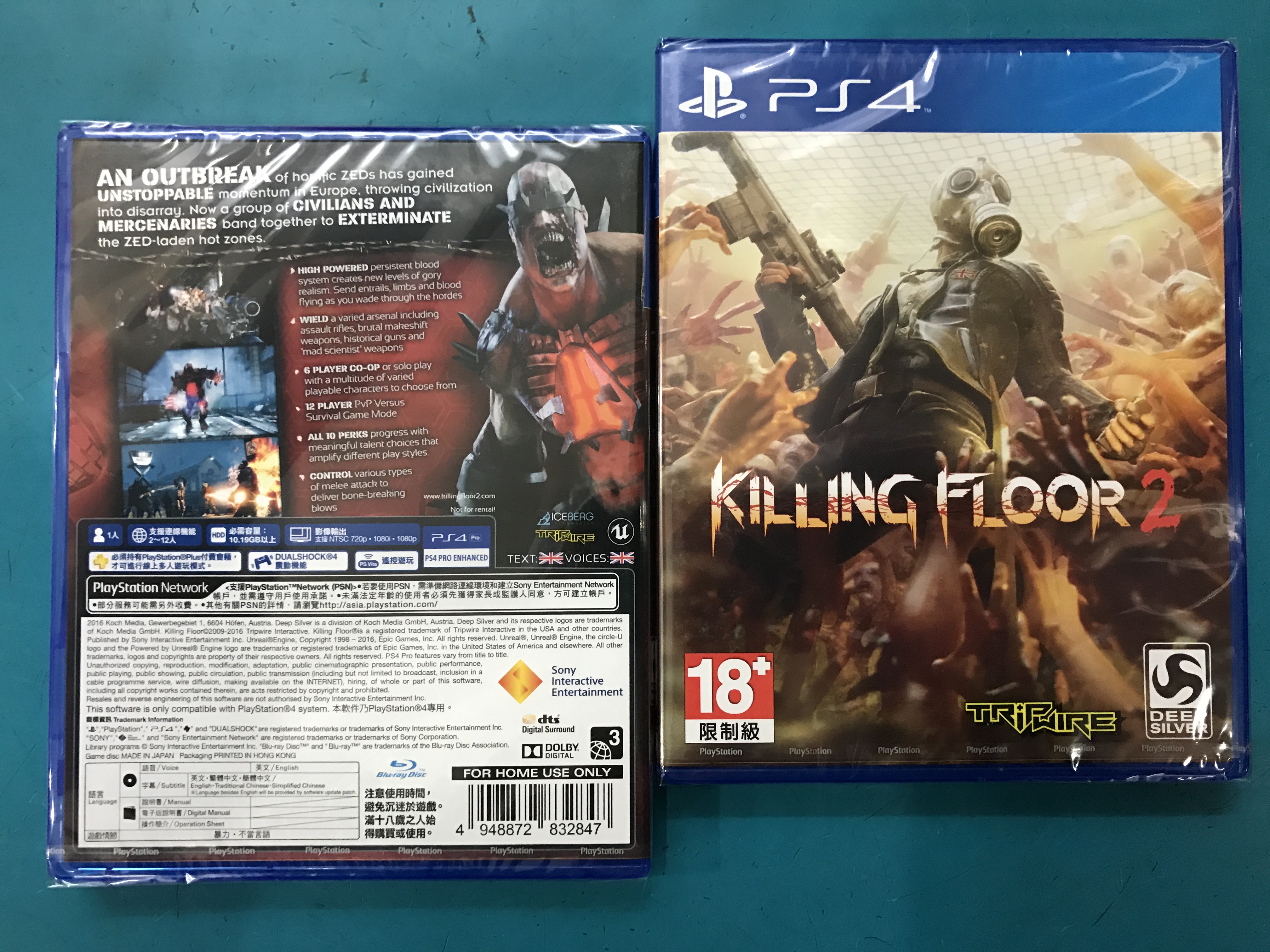 PS4 Game Killing Space 2 Killing Floor 2 Chinese New Spot Issue