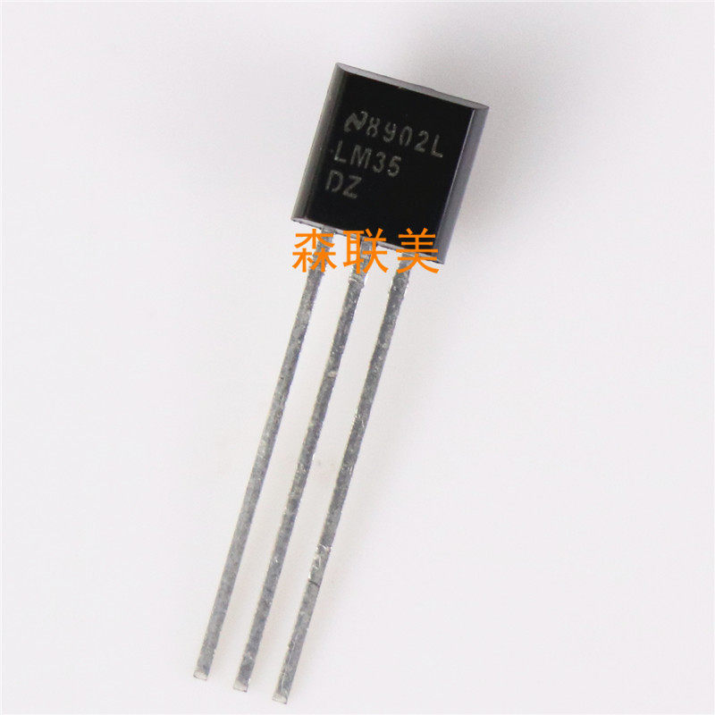 Imported LM35DZ precision temperature sensor chip LM35 transmitter LM35D TO-92