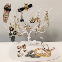 Jewelry storage box desktop earring display rack hanging earrings ring necklace put Watch jewelry cosmetics jewelry box