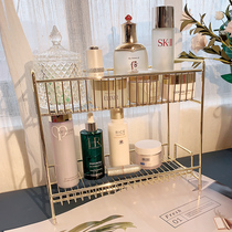 Cosmetics rack Large capacity storage box ins desktop cosmetic box dormitory storage artifact skin care cosmetic rack