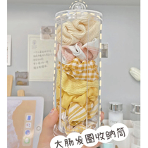 Large intestine Hairband storage box covered household childrens hair accessories finishing artifact headrope hairclip hair hoop display rack storage