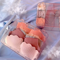 Underwear storage box household dustproof drawer storage box put bra socks underwear artifact three in one
