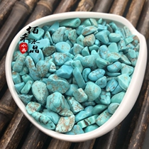 Optimize the green pine stone crushed stone to optimize the crystal decorative vase flower potted flower fish tank for a small pebble-making magnet