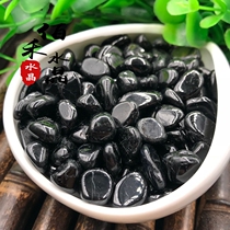 Natural black Beatrite gravel natural black tourmaline gravel Tomarene Feng Shui Gravel Purification Water Quality DIY Accessories