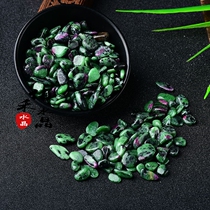 Natural Red Green Treasure Crystal Crushed Stone Original Stone Bracelet Degaussed Purifying Fish Tank Stone Buddhist South Red Manau For Nezah