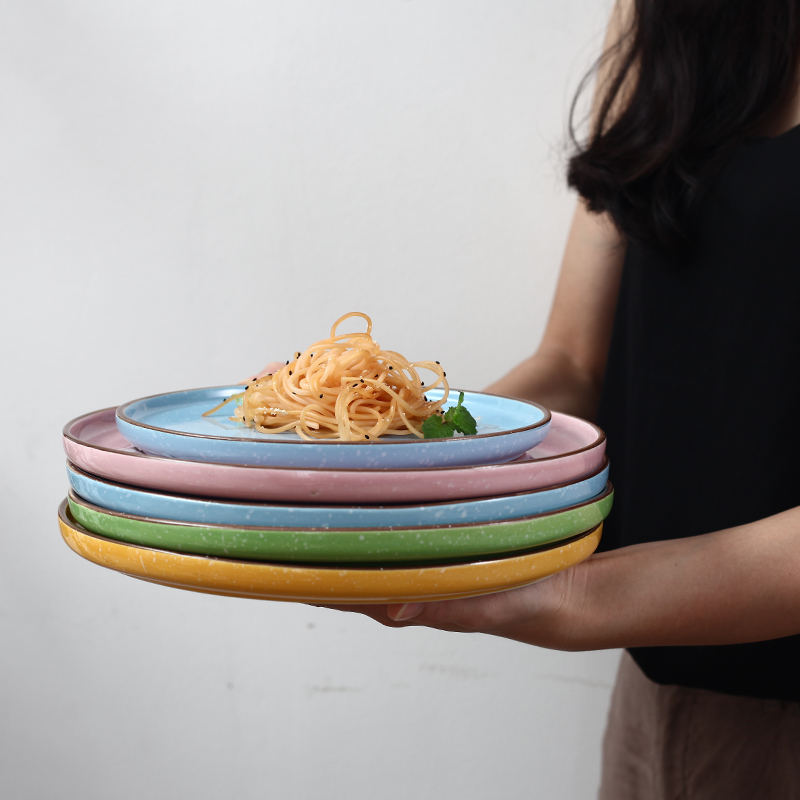 Ceramic disc western - style food tableware dish dish plate flat 0 home the afternoon tea heart plate of pasta of sushi